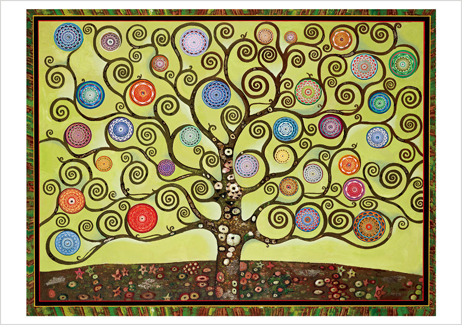 Paul Heussenstamm: Mandala Trees Boxed Notecard Assortment_Interior_2