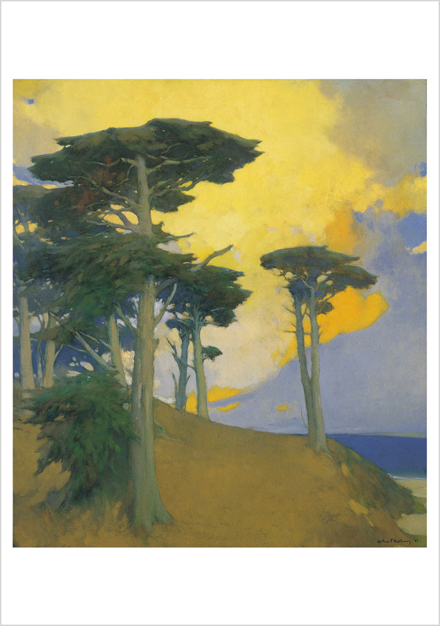 Arthur F. Mathews: Cypresses Boxed Notecard Assortment_Interior_2