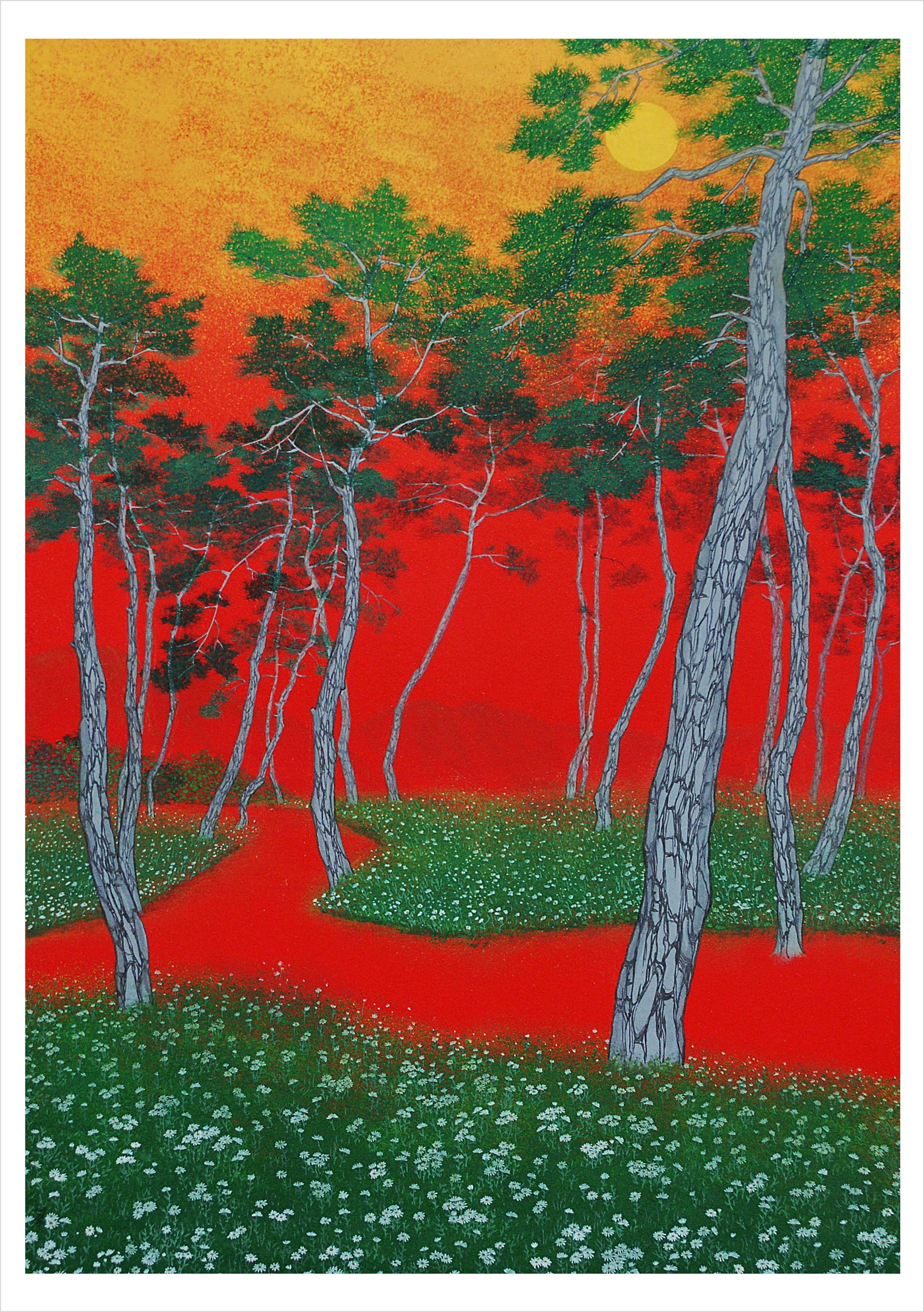 Sacred Grove: The Art of Kyung-Hwa Yu Boxed Notecard Assortment_Interior_2