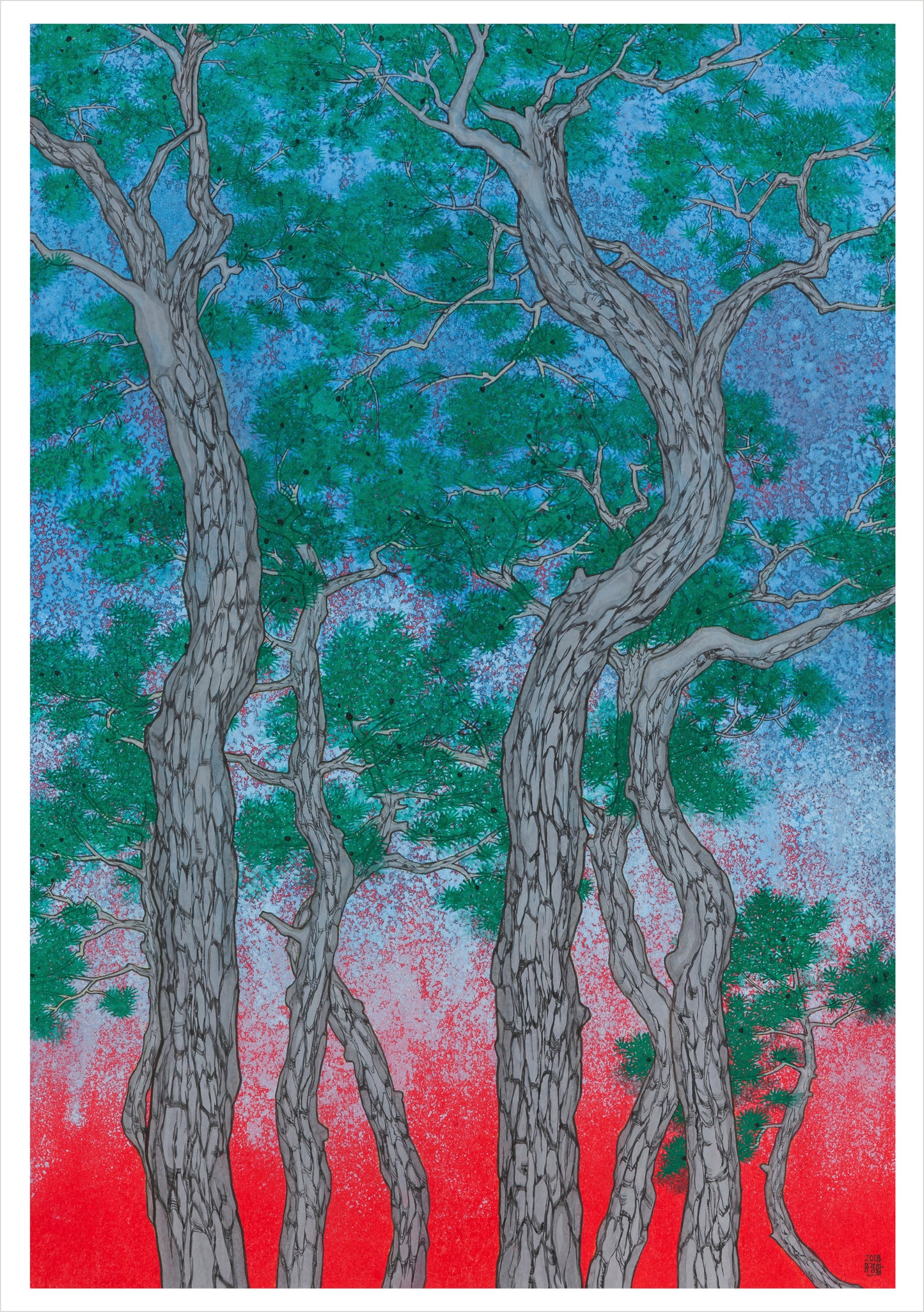 Sacred Grove: The Art of Kyung-Hwa Yu Boxed Notecard Assortment_Interior_3