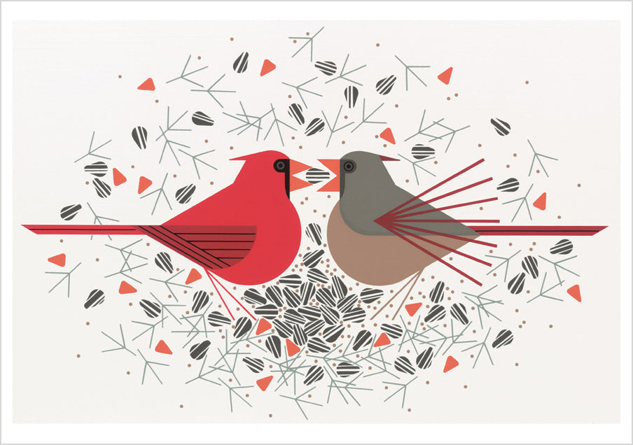 Charley Harper: Cardinals Boxed Notecard Assortment_Interior_3