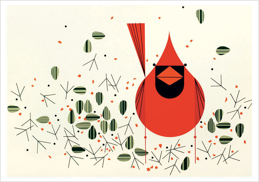 Charley Harper: Cardinals Boxed Notecard Assortment_Interior_4