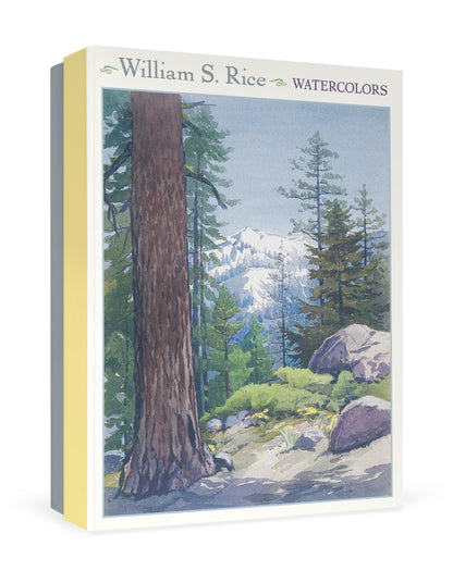 William S. Rice: Watercolors Boxed Notecard Assortment_Front_3D