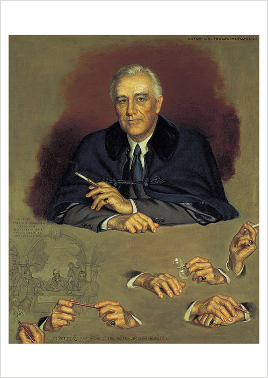 Franklin D. Roosevelt Postcard_Front_Flat