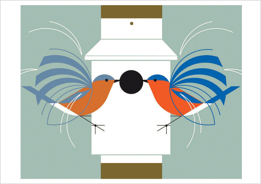 Charley Harper: Homecoming Notecard_Front_Flat