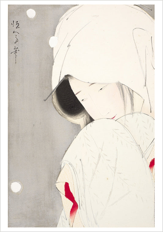 Tsunetomi Kitano: Heron Maiden Notecard_Front_Flat