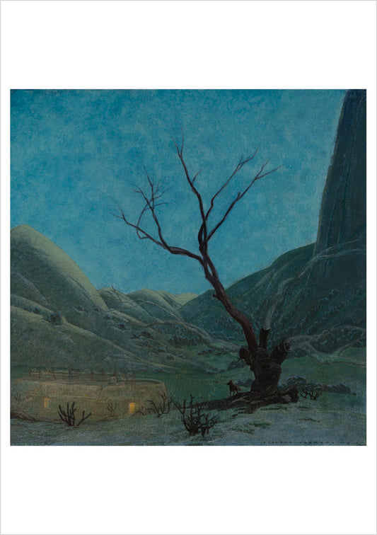 Gustave Baumann: Ghost Ranch Notecard_Front_Flat