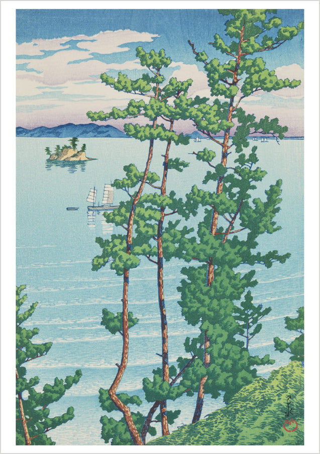 Kawase Hasui: Nishi Park, Fukuoka Notecard_Front_Flat