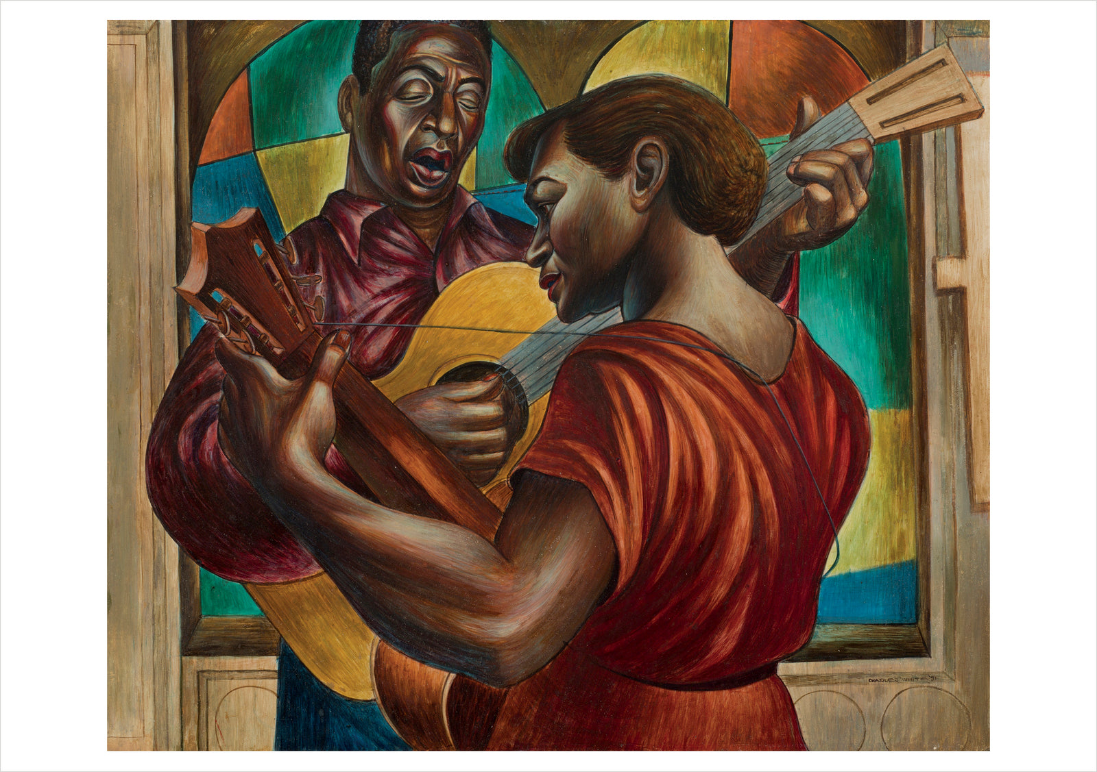 Charles White: Gospel Singers Notecard_Front_Flat