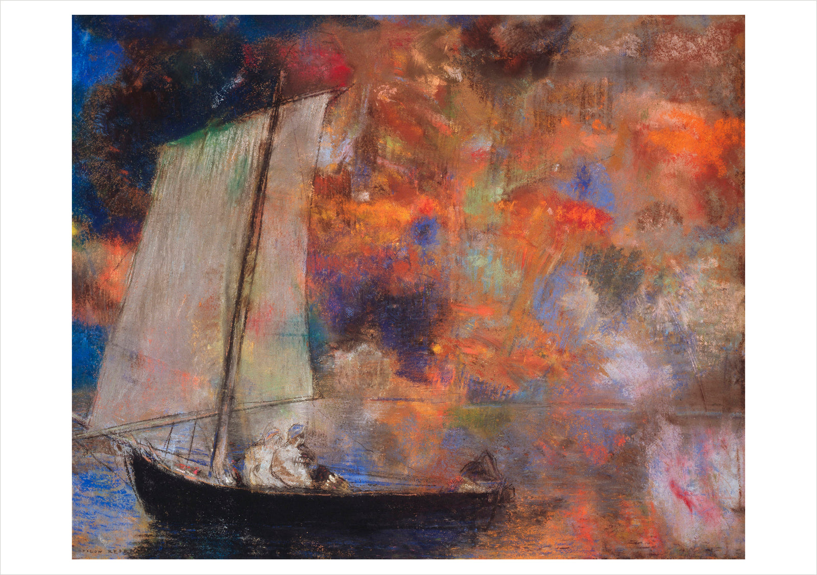 Odilon Redon: Flower Clouds Notecard_Front_Flat