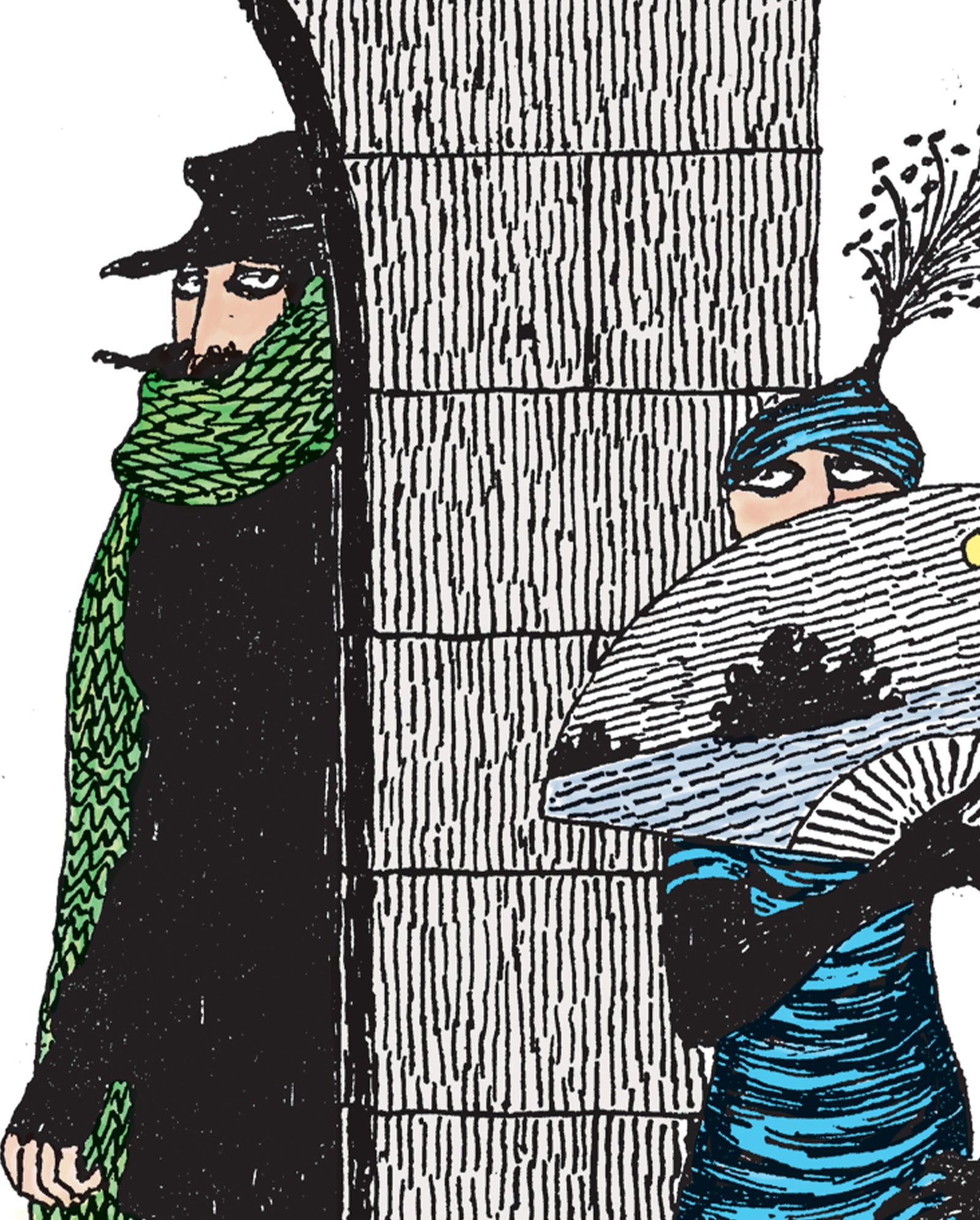 Edward Gorey: Mystery! Bookmark_Zoom