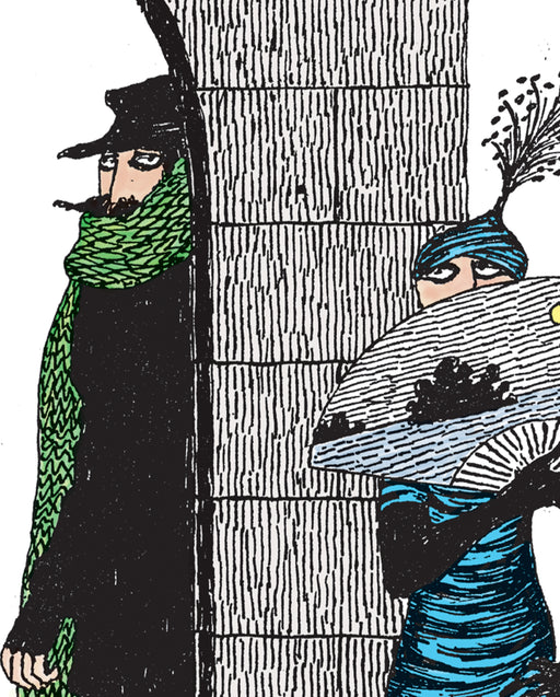 Edward Gorey: Mystery! Bookmark_Zoom