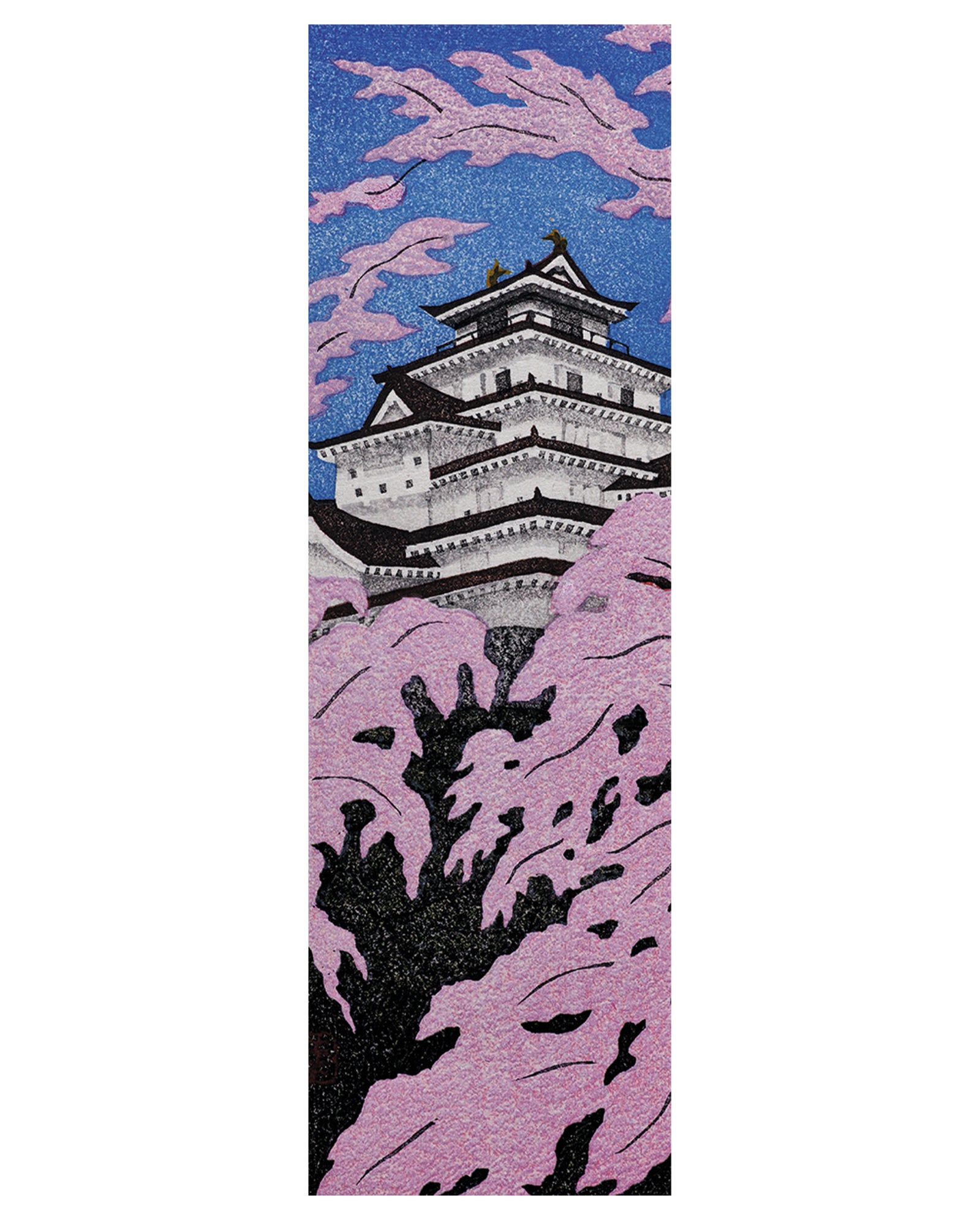 Kazuyuki Ohtsu: Tsuruga Castle Bookmark_Front_Flat