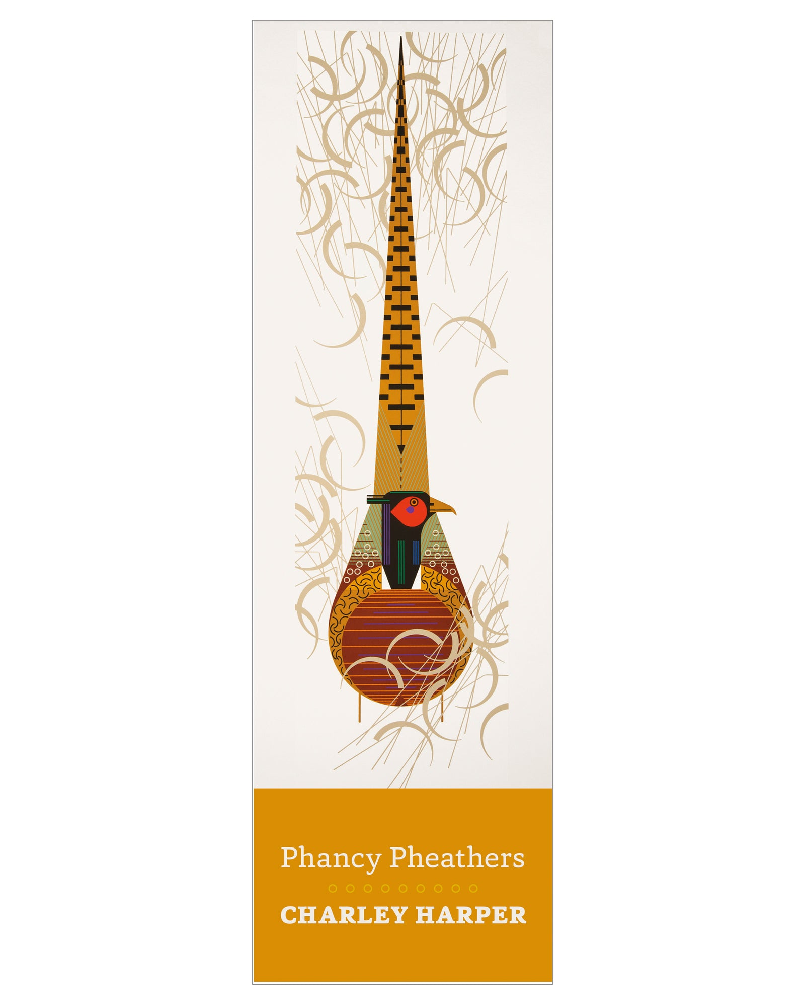 Charley Harper: Phancy Pheathers Bookmark_Front_Flat