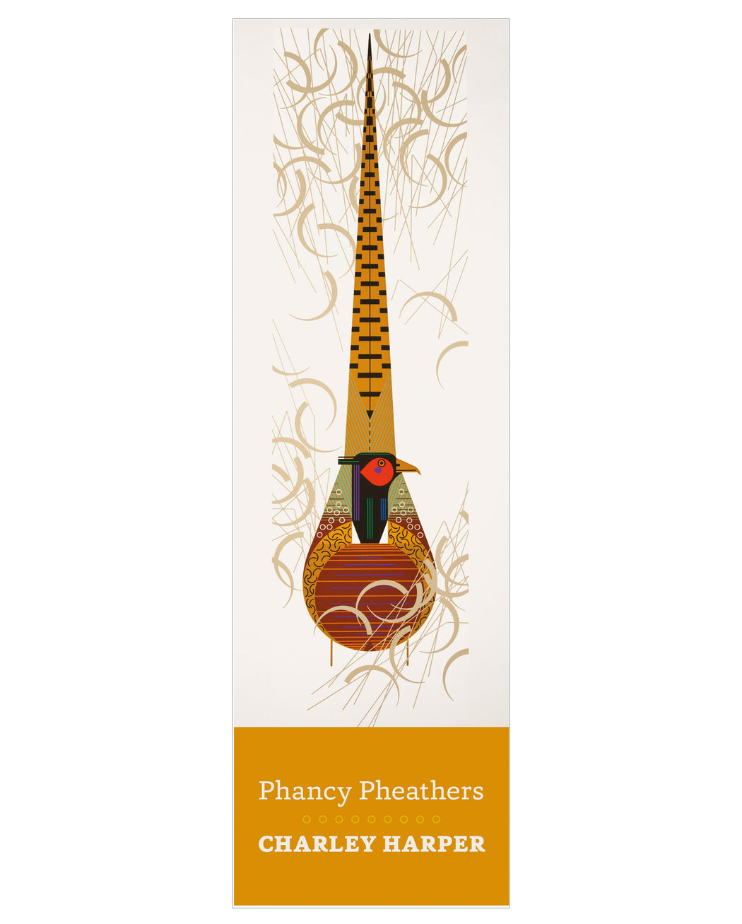 Charley Harper: Phancy Pheathers Bookmark_Front_Flat