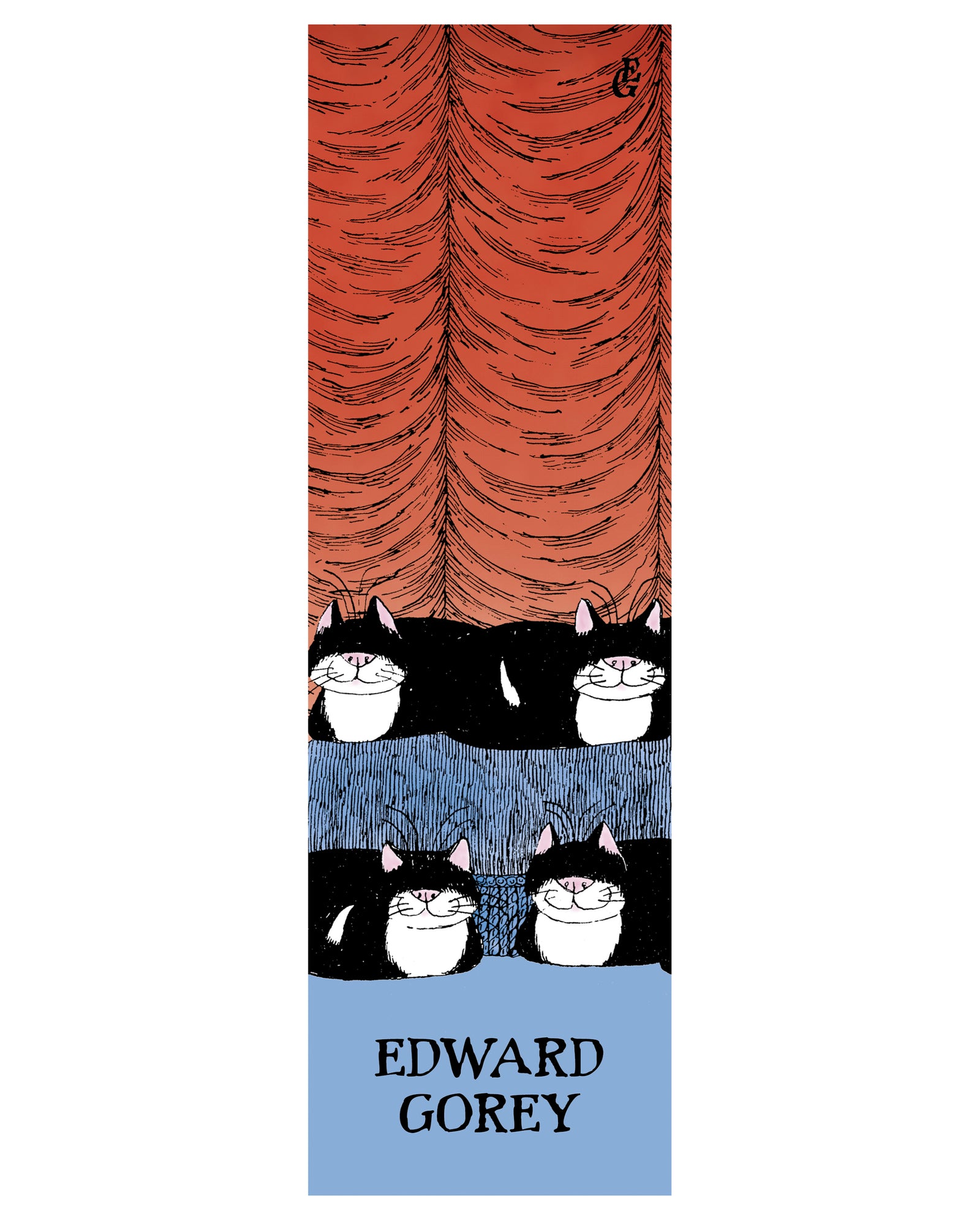 Edward Gorey: Jellicle Cats Bookmark_Front_Flat