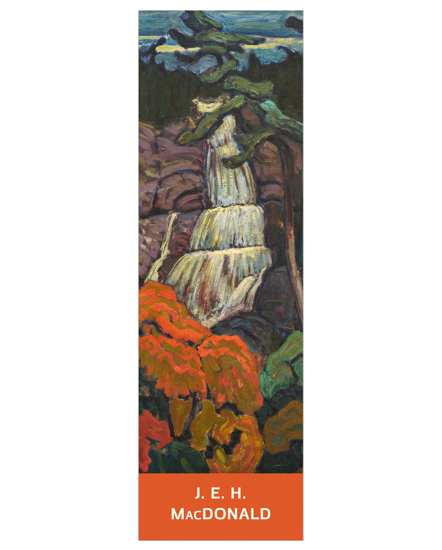 J. E. H. MacDonald: Algoma Waterfall Bookmark_Front_Flat