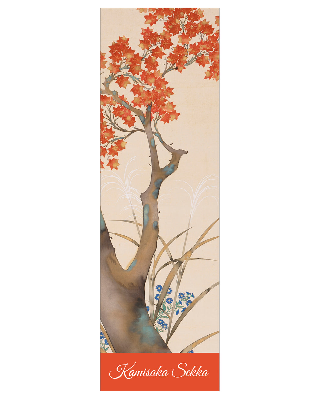 Kamisaka Sekka: Autumn Maple Bookmark_Front_Flat