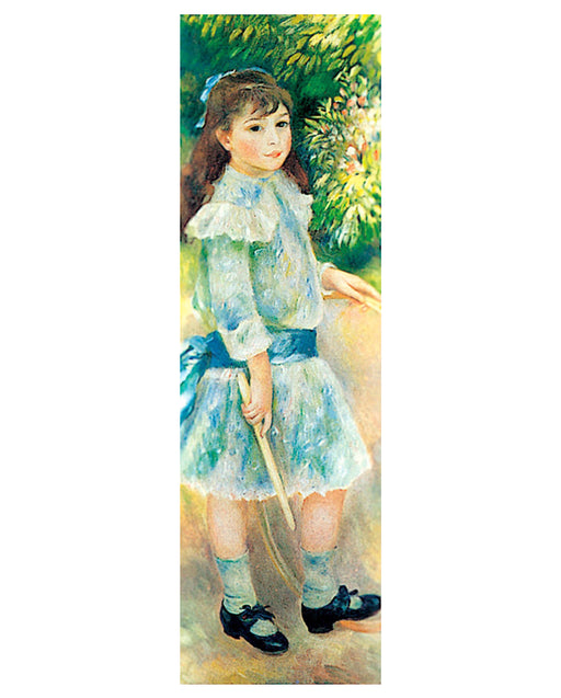 Pierre-Auguste Renoir: Girl with a Hoop Bookmark_Front_Flat