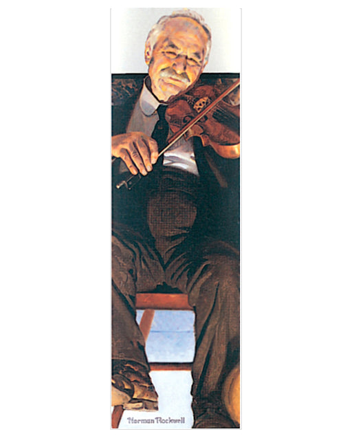 Norman Rockwell: Country Fiddler Bookmark_Front_Flat