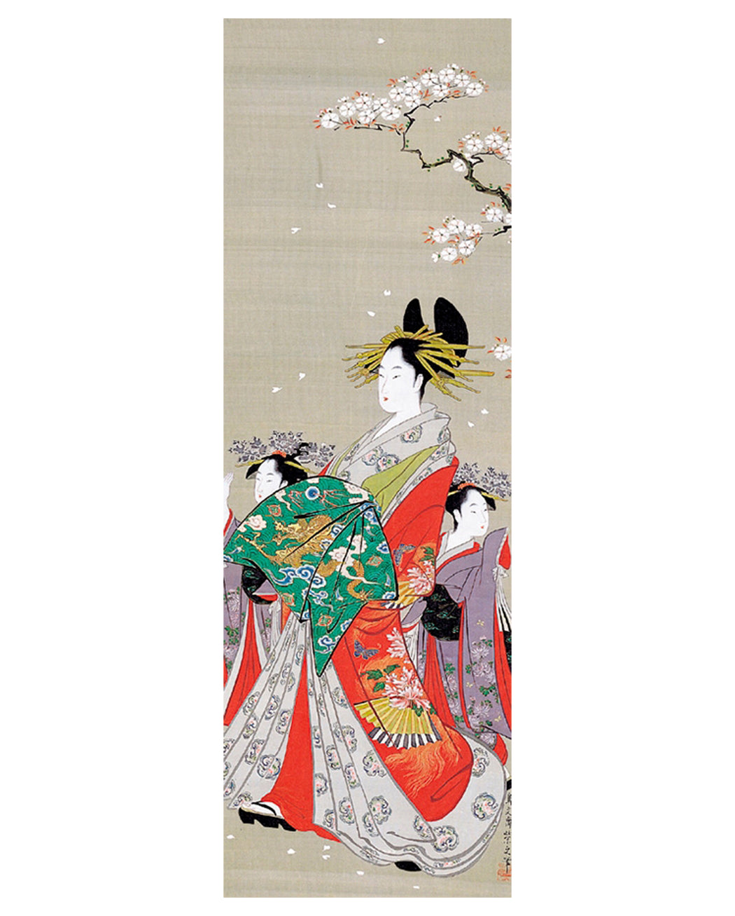 Hosoda Eishi: Beauties of the Seasons Bookmark_Front_Flat