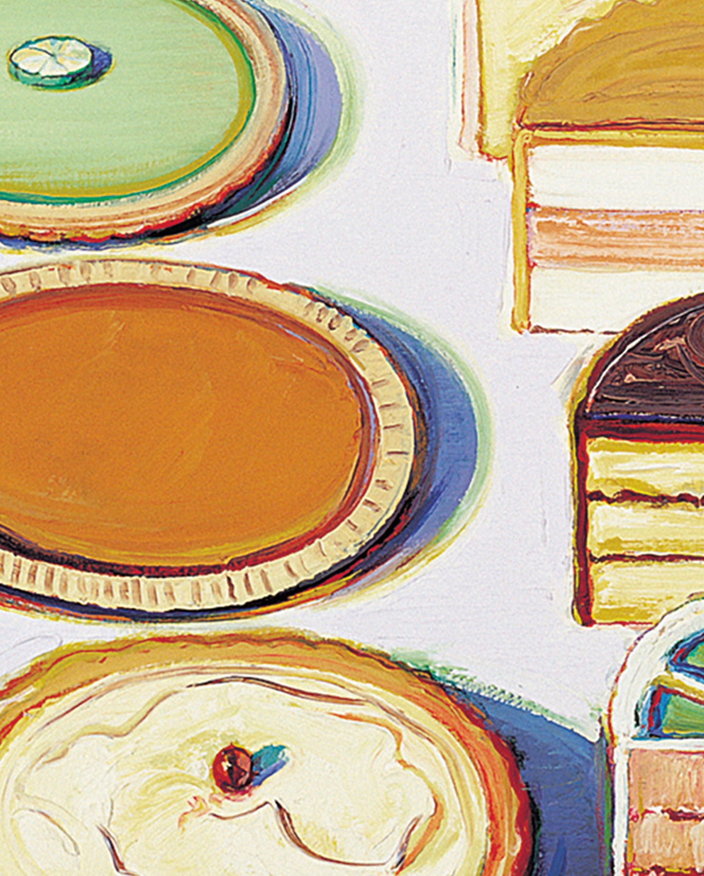 Wayne Thiebaud: Cakes and Pies Bookmark_Zoom