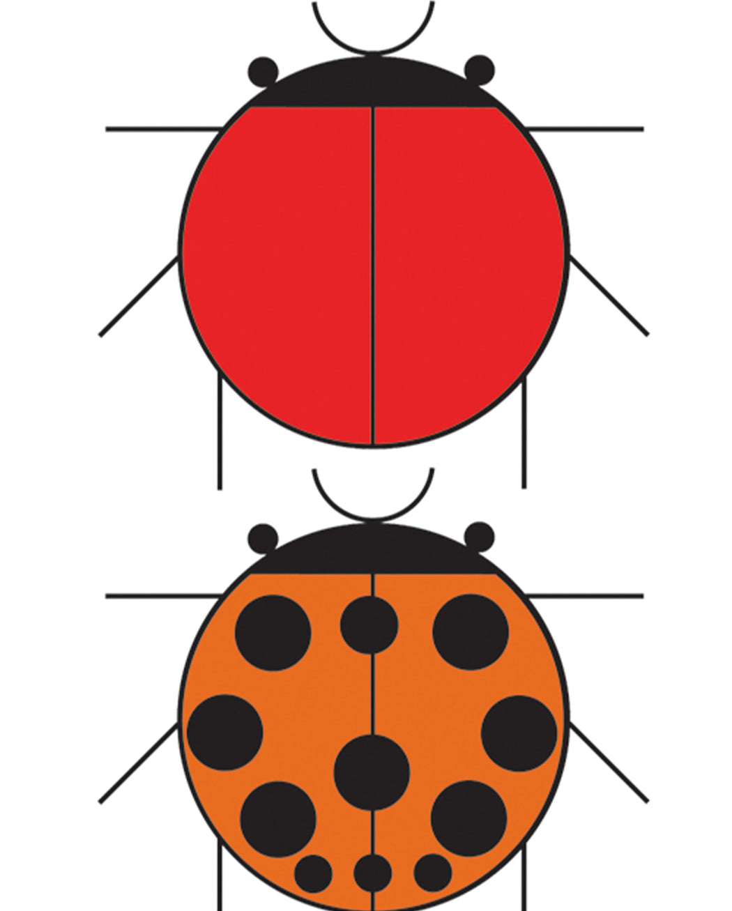 Charley Harper: Ladybug Sampler Bookmark_Zoom