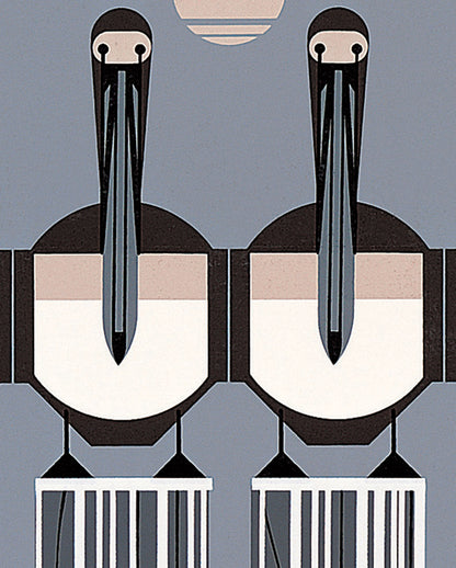 Charley Harper: Pier Group Bookmark_Zoom