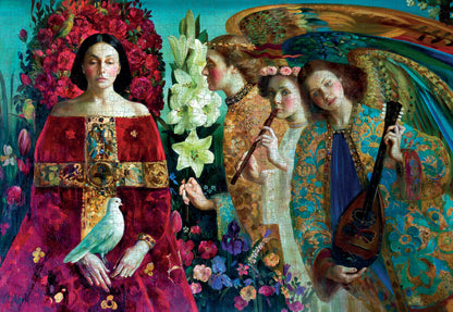 Olga Suvorova: Annunciation 1000-Piece Jigsaw Puzzle_Zoom