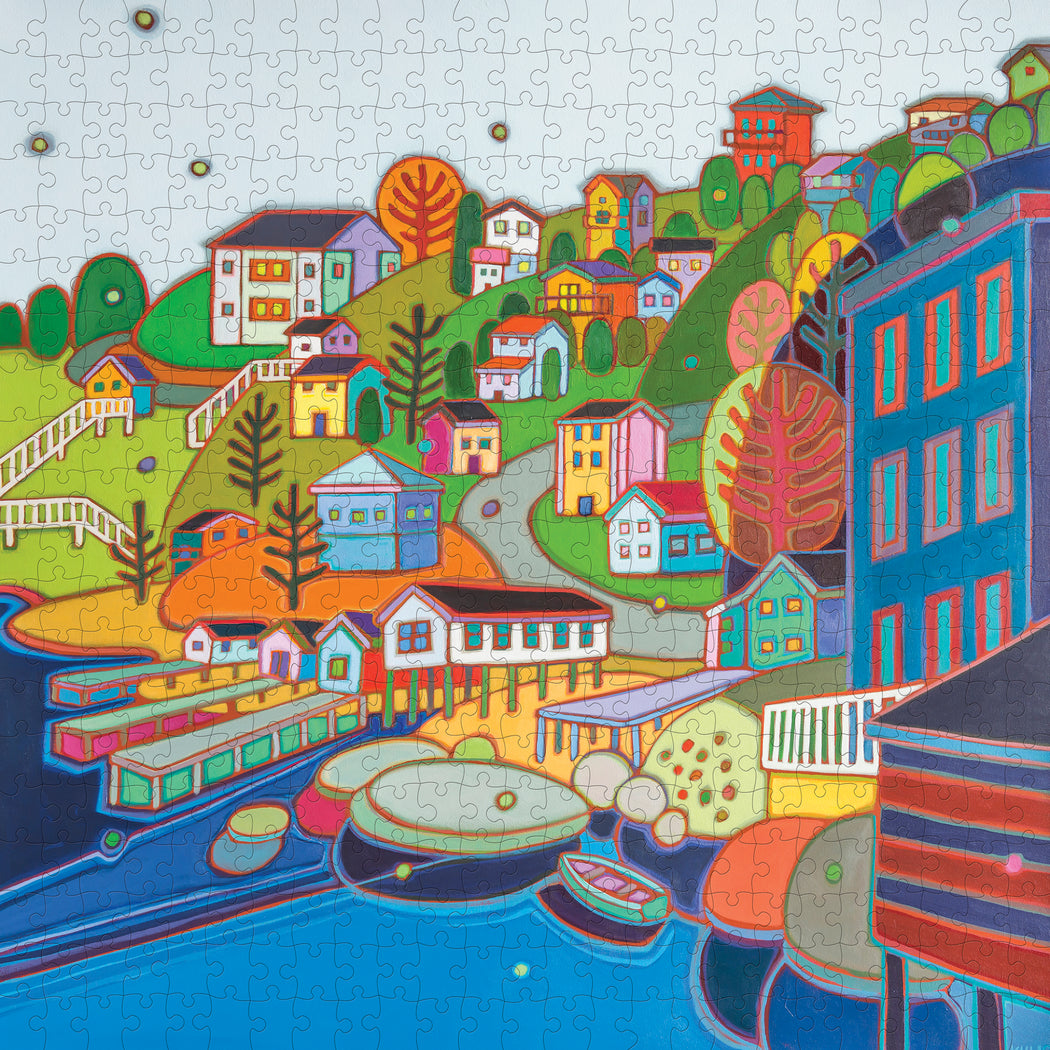 Darlene Kulig: Jelly Bean Hill 500-Piece Jigsaw Puzzle_Zoom