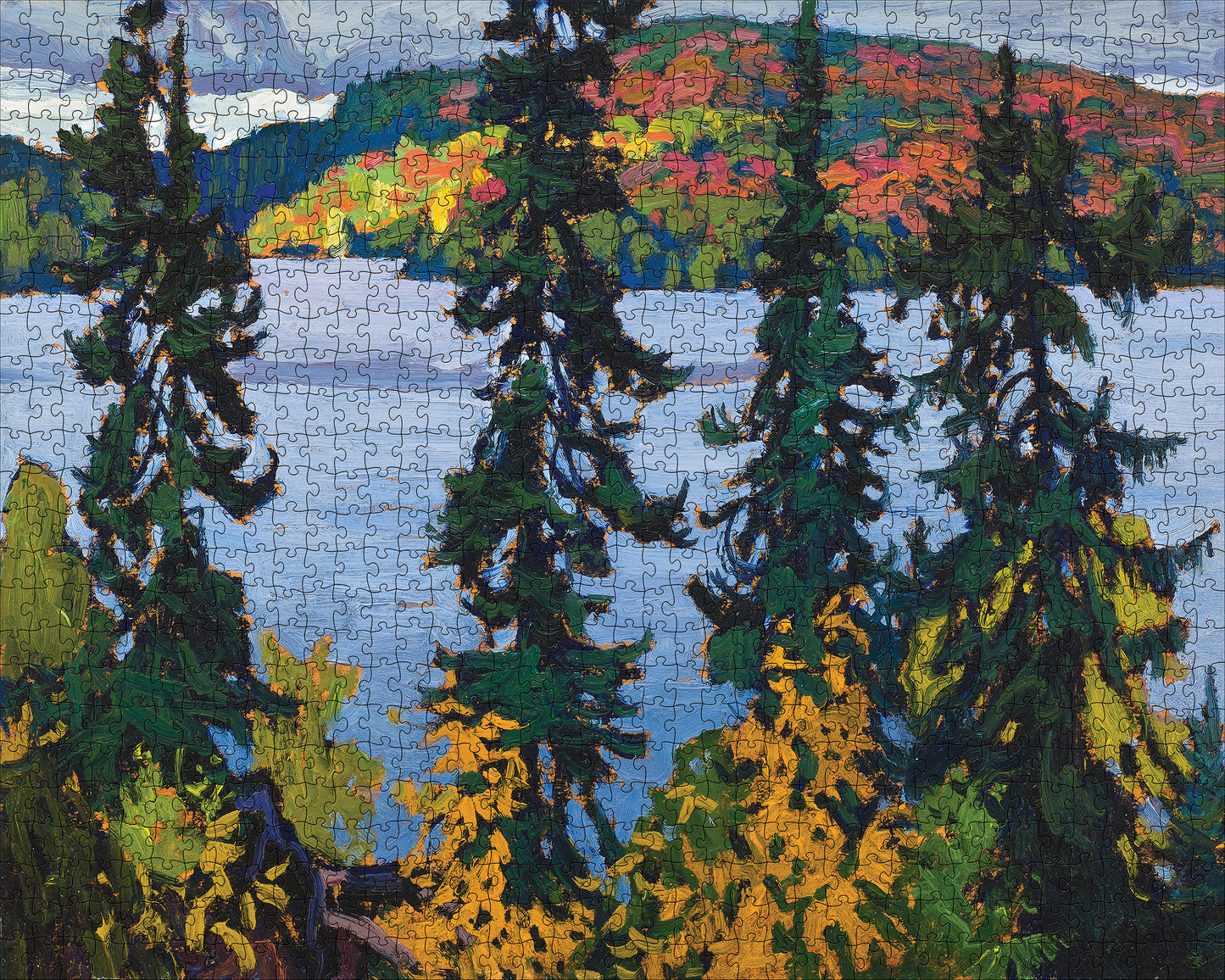 Lawren S. Harris: Montreal River 1000-Piece Jigsaw Puzzle_Zoom