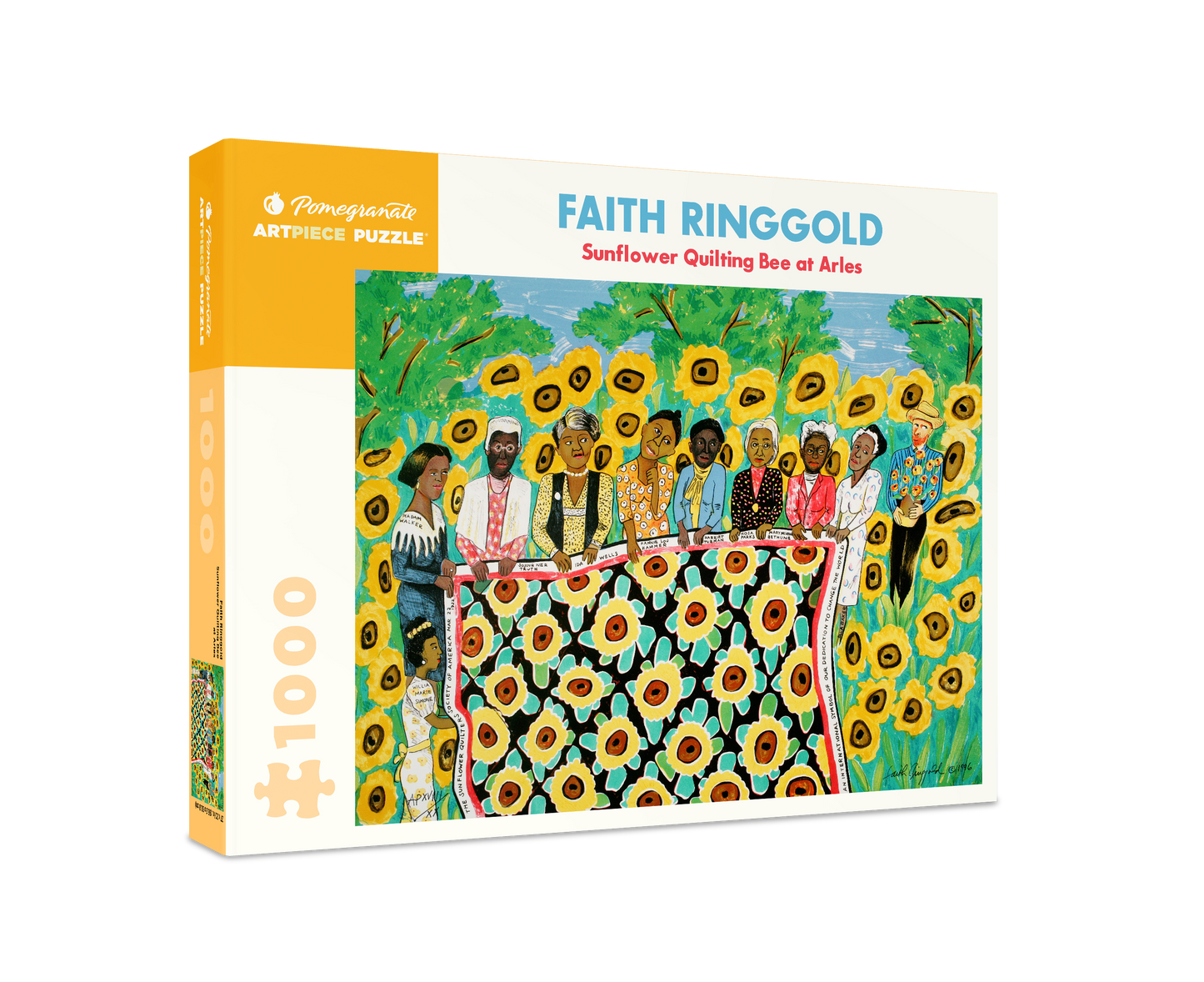 Faith Ringgold: Sunflower Quilting Bee at Arles 1000-Piece Jigsaw Puzzle_Primary