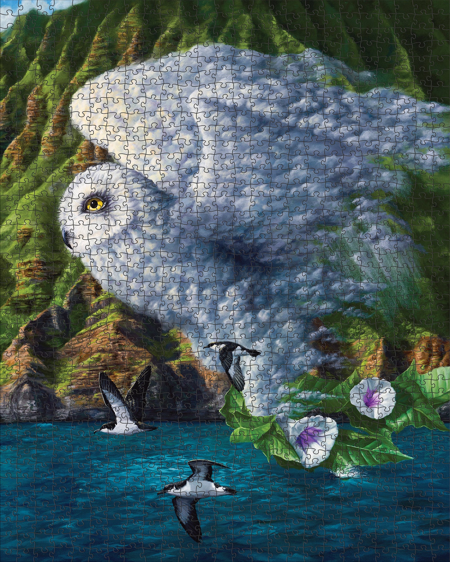 Jon Ching: The Dawn of Makahiki 1000-Piece Jigsaw Puzzle_Zoom