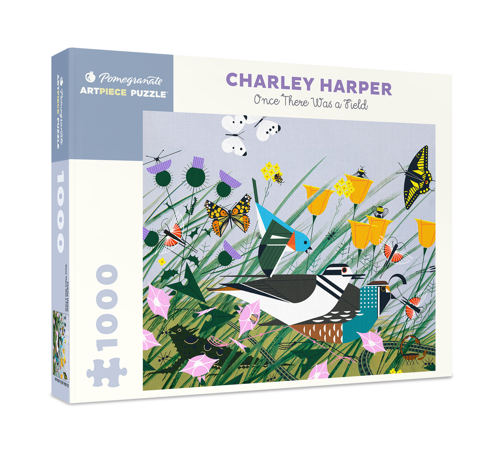 Charley Harper: Once There Was a Field 1000-Piece Jigsaw Puzzle_Primary