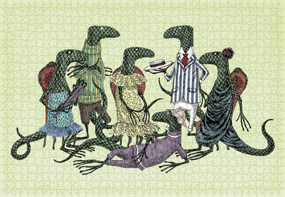 Edward Gorey: The House Party 1000-Piece Jigsaw Puzzle_Zoom