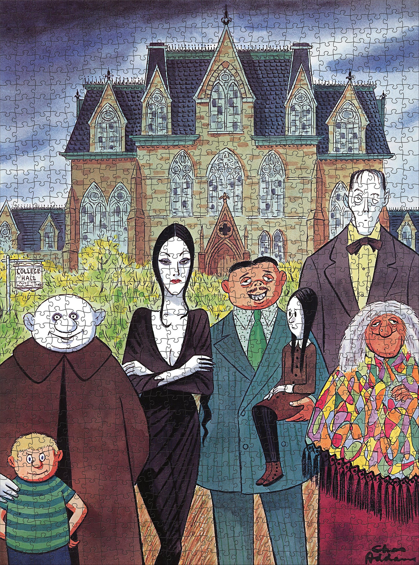 The Addams Family 1000-Piece Jigsaw Puzzle_Zoom