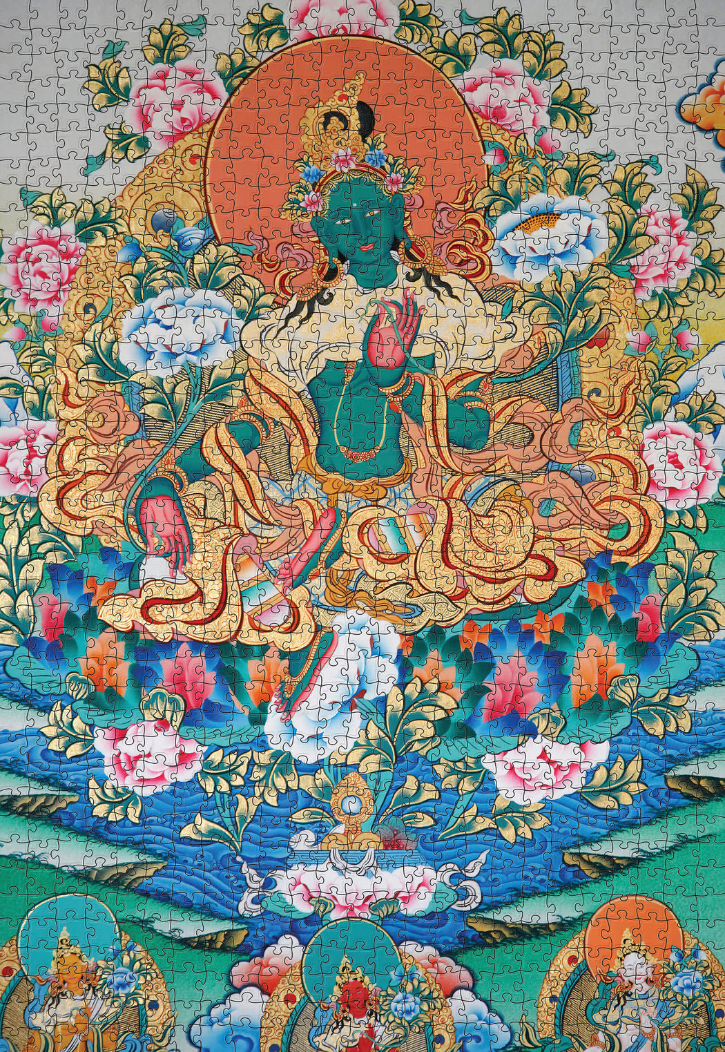 Green Tara 1000-Piece Jigsaw Puzzle_Zoom