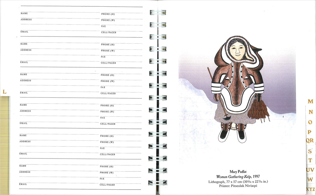 Inuit Art: Cape Dorset Deluxe Address Book_Interior_1