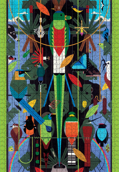 Charley Harper: Monteverde 1000-Piece Jigsaw Puzzle_Zoom