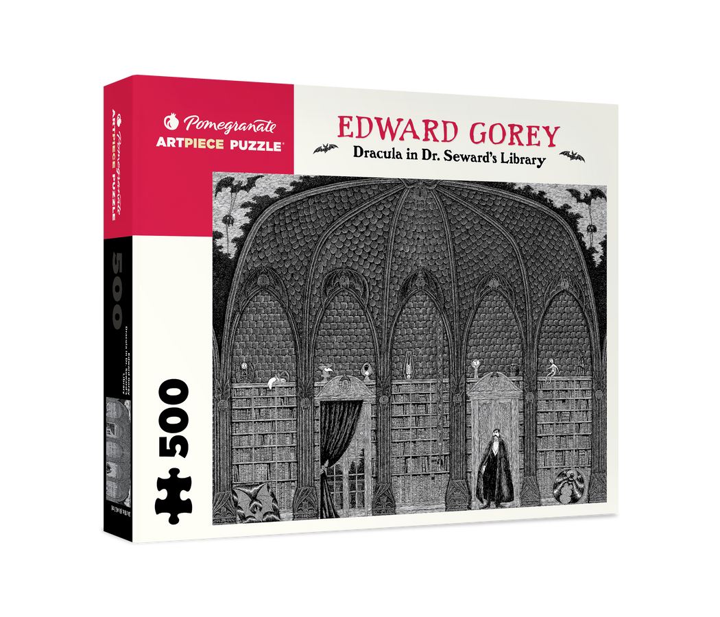 Edward Gorey: Dracula in Dr. Seward's Library 500-piece Jigsaw Puzzle_Primary