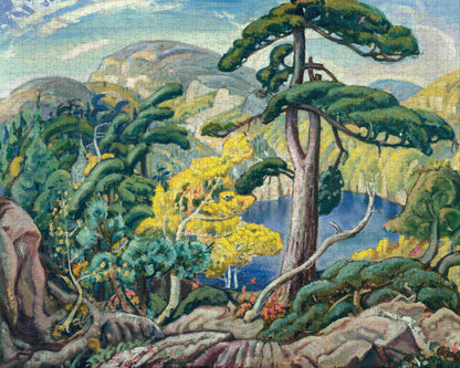 Arthur Lismer: Bright Land 1000-piece Jigsaw Puzzle_Zoom