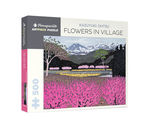 Kazuyuki Ohtsu: Flowers in Village 500-piece Jigsaw Puzzle_Primary