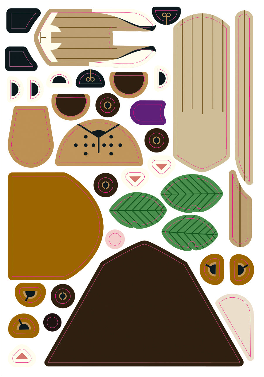 Charley Harper's Sticky Critters, Volume 2: Animals in America's National Parks Sticker Kit_Interior_4