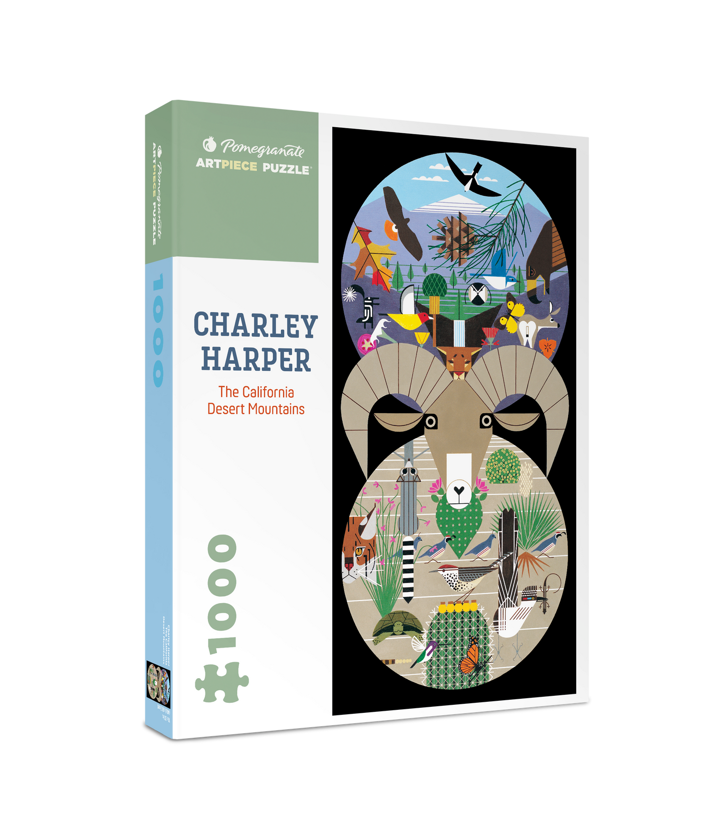 Charley Harper: The California Desert Mountains 1000-Piece Jigsaw Puzzle_Primary