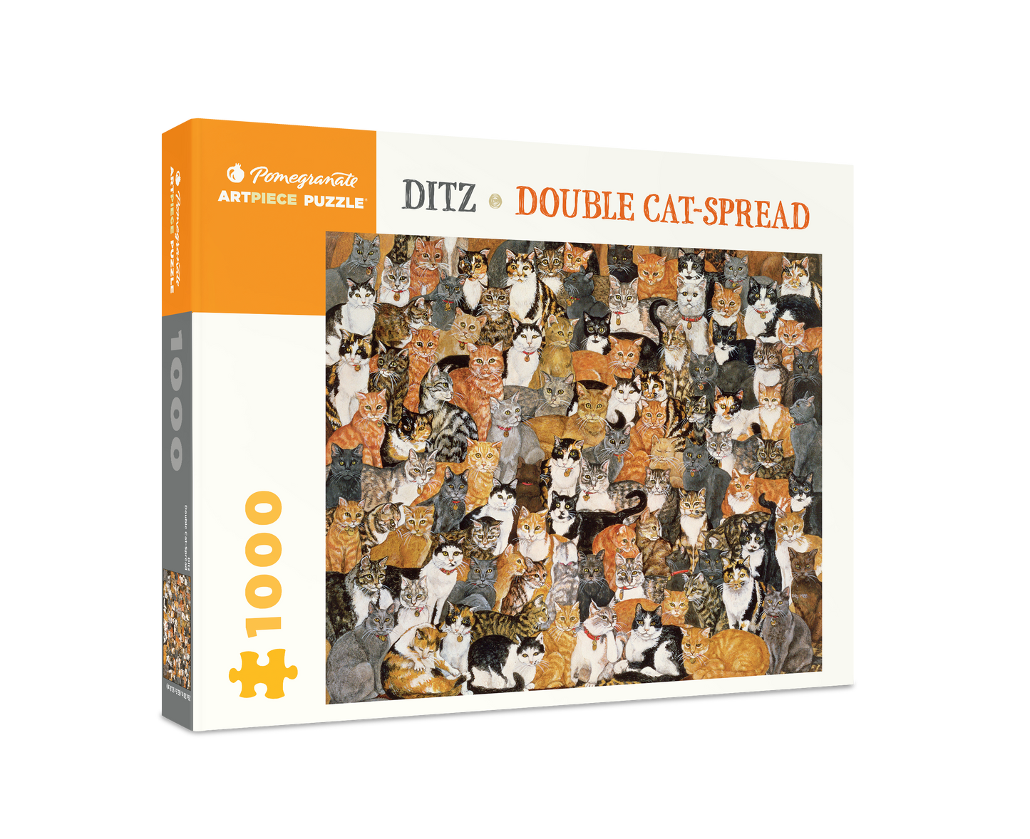 Ditz: Double Cat-Spread 1000-Piece Jigsaw Puzzle_Primary