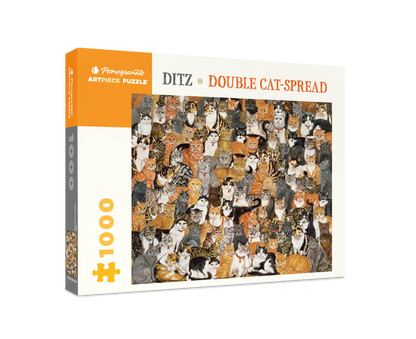 Ditz: Double Cat-Spread 1000-Piece Jigsaw Puzzle_Primary