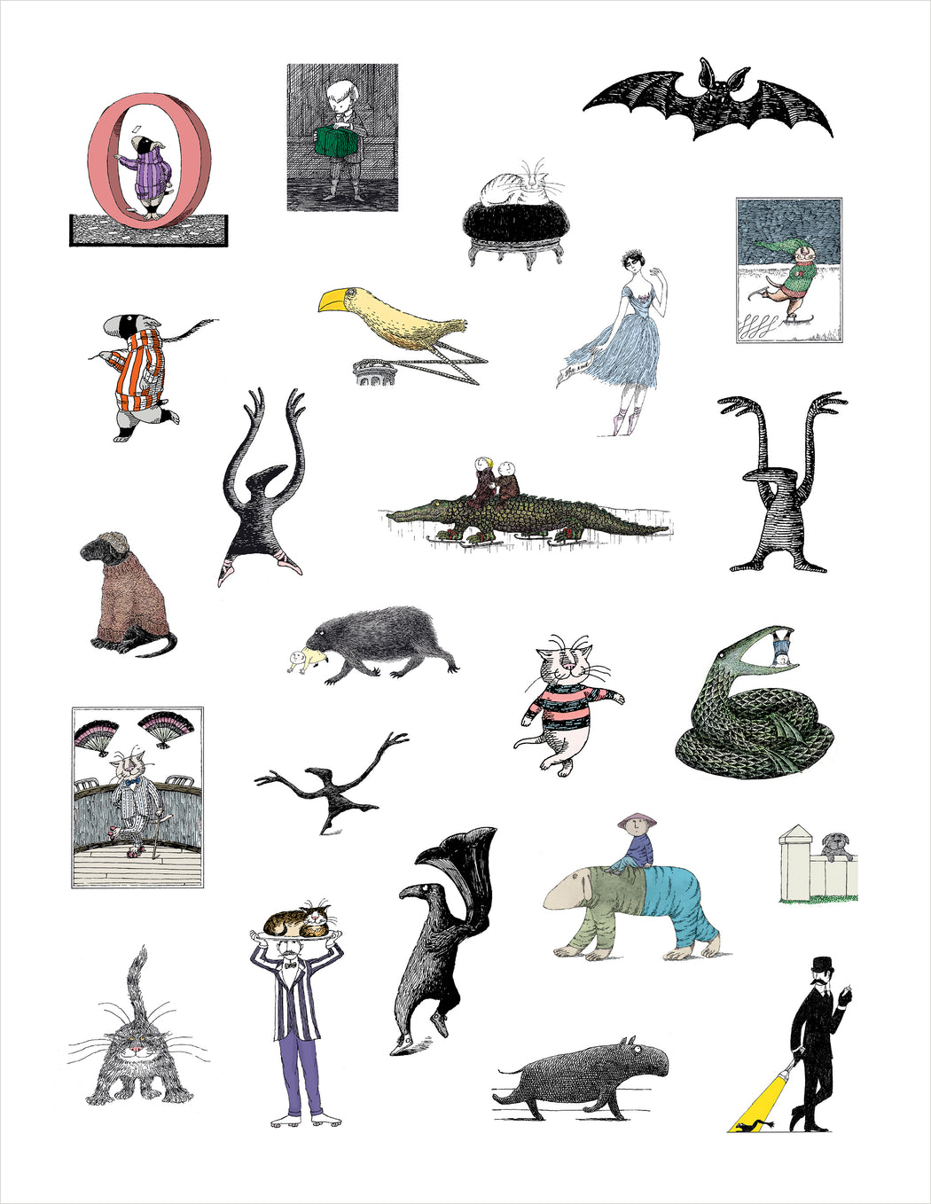 Edward Gorey Sticker Book_Interior_1