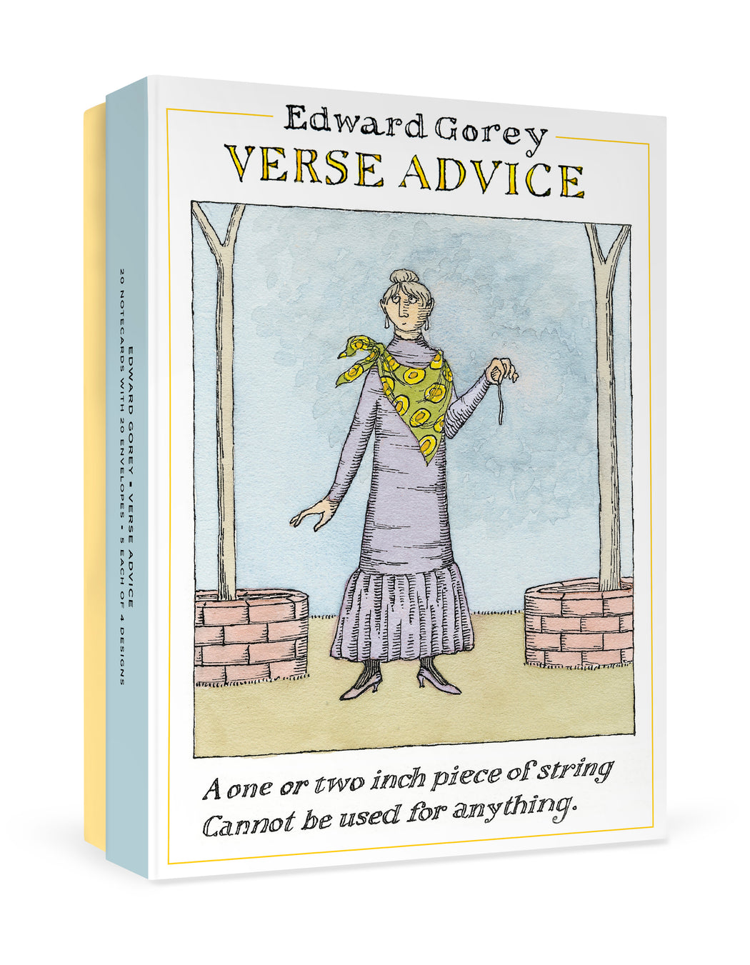 Edward Gorey: Verse Advice Boxed Notecard Assortment_Front_3D