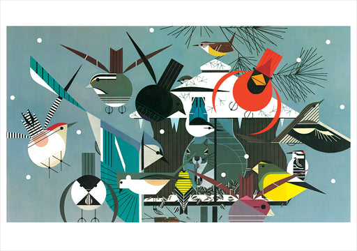 Charley Harper: Winter Holiday Cards_Interior_1