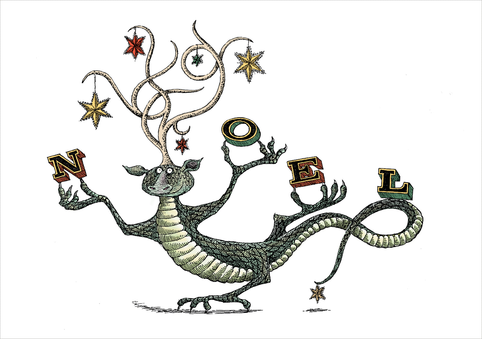 Edward Gorey: Noel Holiday Cards_Interior_1